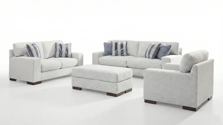 BELVOIR SOFA SET - WHITE
