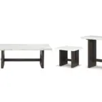 BURKHAUS COCKTAIL TABLE SET WITH SOFA TABLE